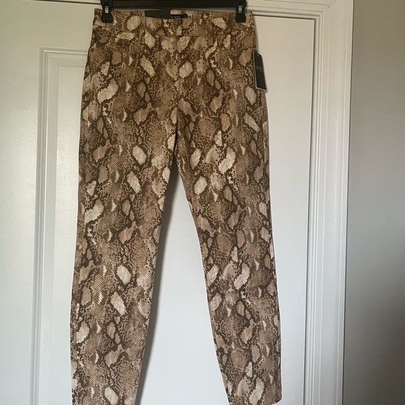 NWT Lauren Ralph Laure Women’s Snakeprint High-Rise Skinny Ankle Jeans Sz 8 - Picture 3 of 12